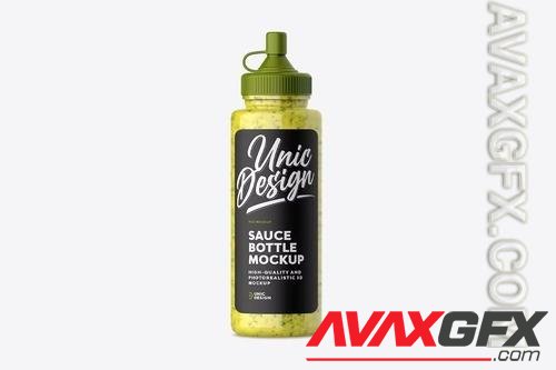 Sauce Bottle Mockup U723MM4