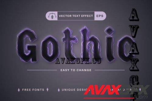 Gothic - Editable Text Effect, Font - 10878735