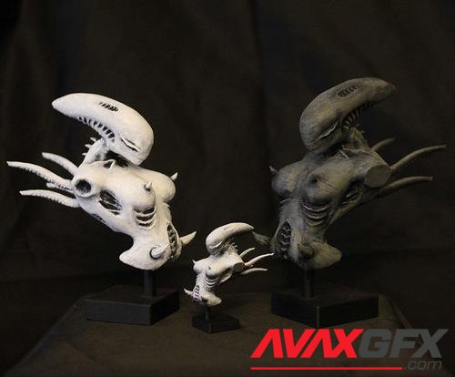 Alien Xenomorph Bust – 3D Print