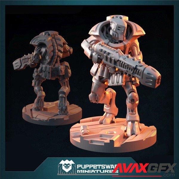 Puppetswar - Hall The Alien - 3D Print Model STL