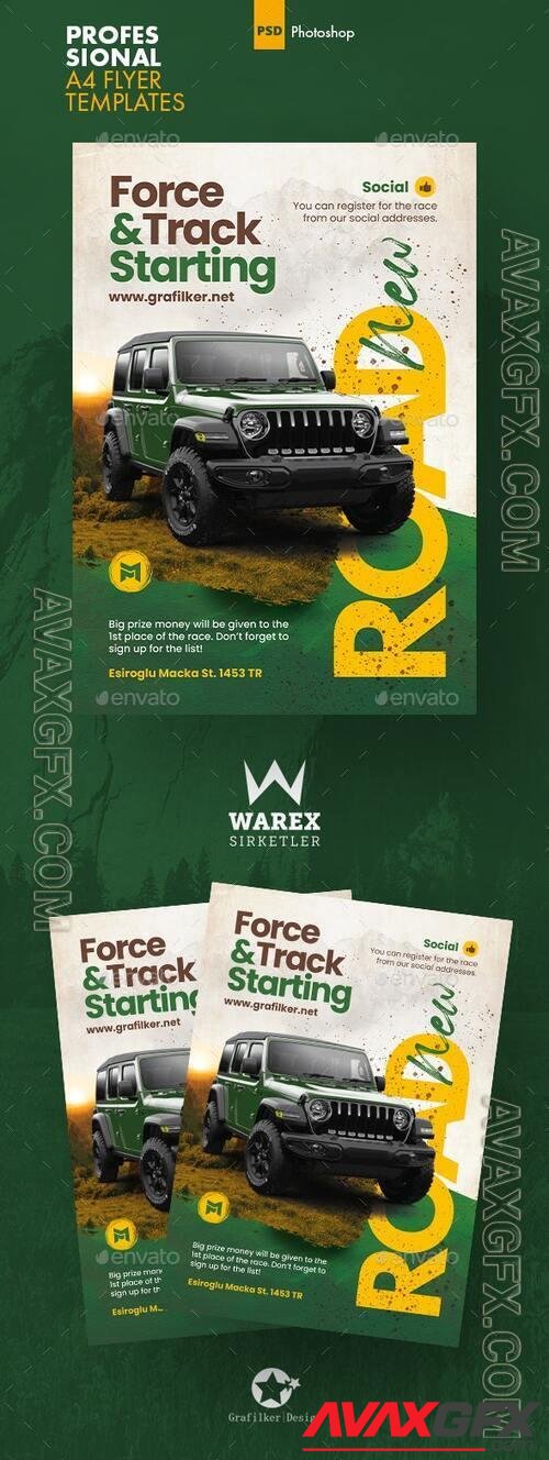 Off Road Flyer Templates 40863933