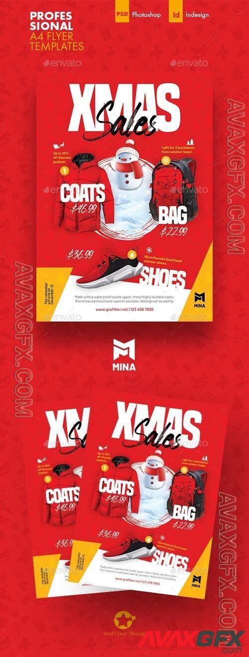 Christmas Sales Flyer Templates 40783488