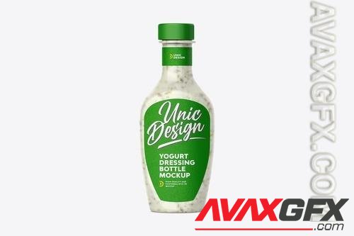 Yogurt Dressing Bottle Mockup 78Q46EC