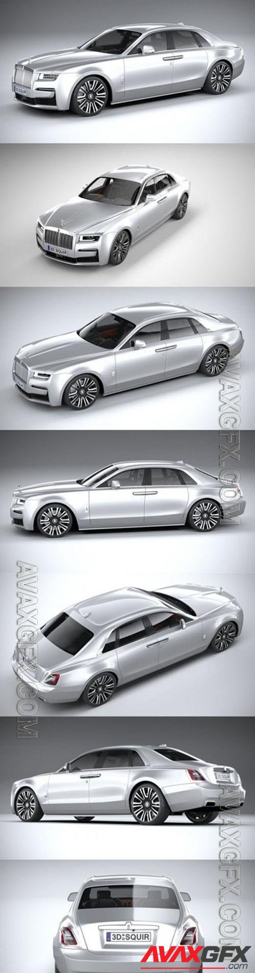 Rolls Royce Ghost 2021 3D Models