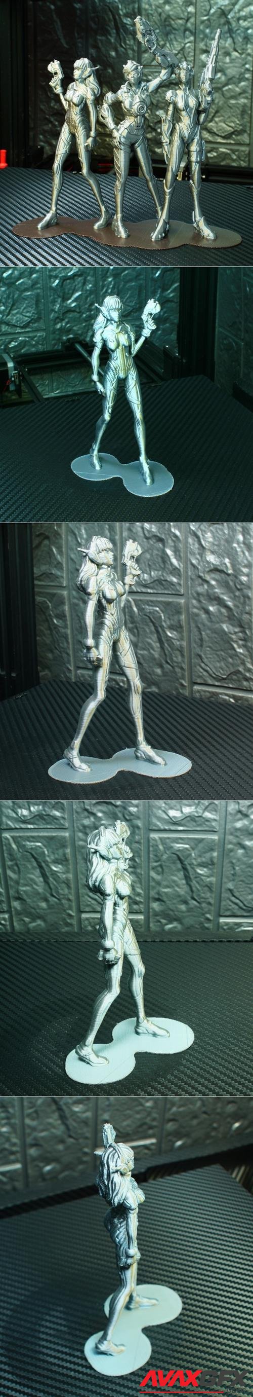 D.Va Tracer WidowMaker Overwatch Remix – 3D Print