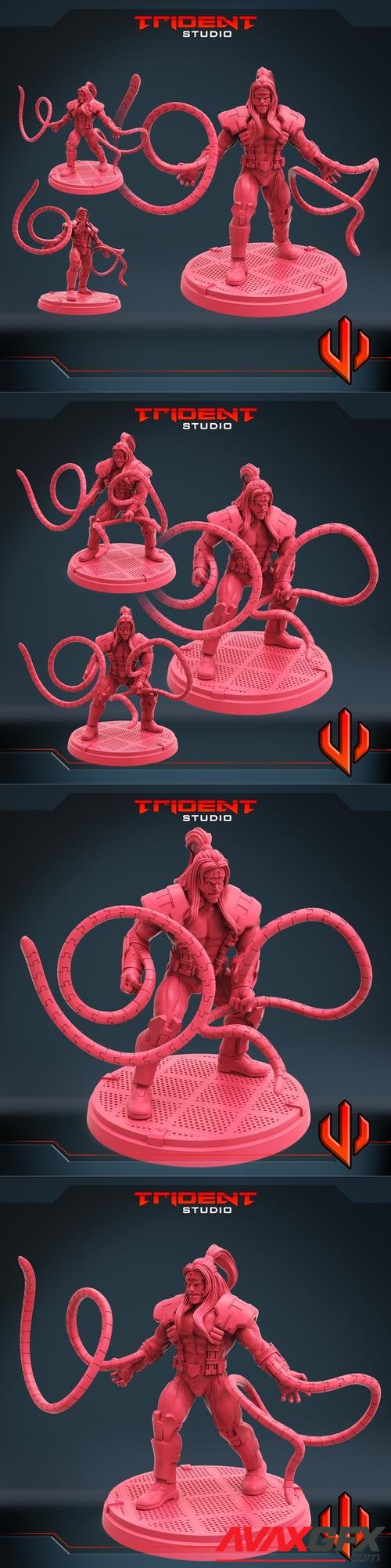 Trident Studios - Omega Red A-B – 3D Print