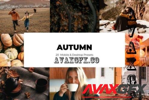 20 Autumn Lightroom Presets - Mobile & Desktop