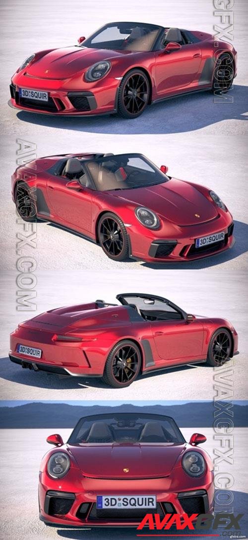 Porsche 911 Speedster 2019 3D Models