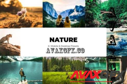 6 Nature Lightroom Presets - Mobile & Desktop