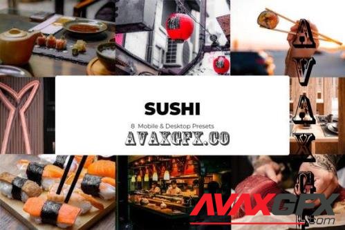 8 Sushi Lightroom Presets - Mobile & Desktop