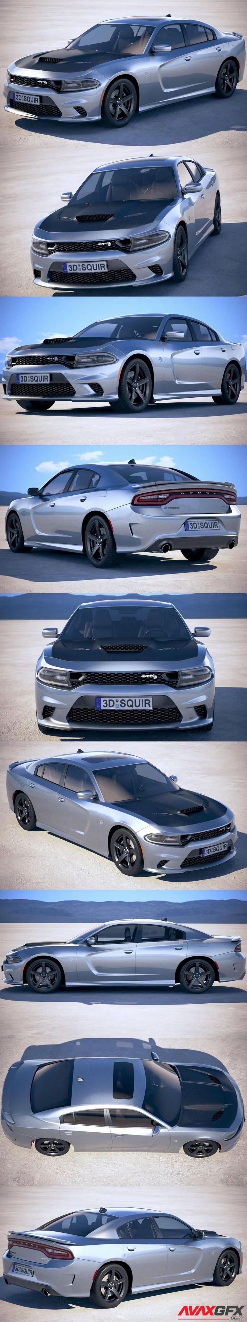Dodge Charger SRT Hellcat 2019 3D Model