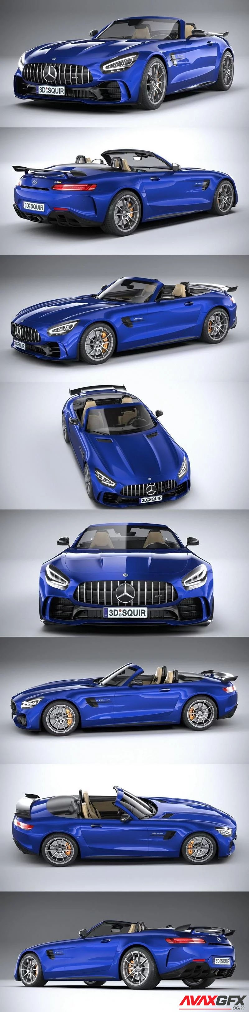 Mercedes-Benz AMG GT R Roadster 2020 3D Model