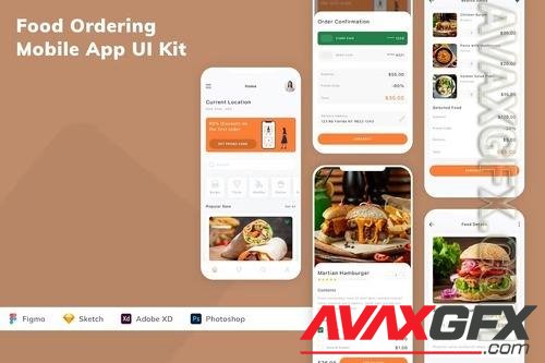 Food Ordering Mobile App UI Kit 7HSKF6Z
