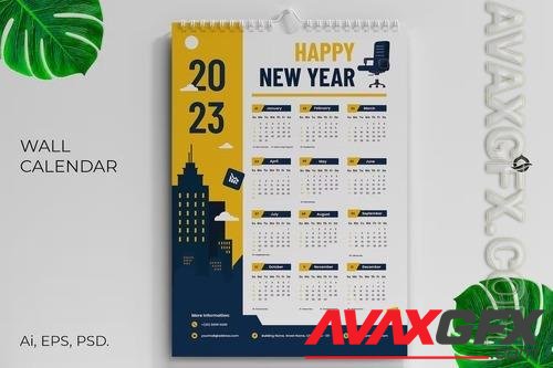 Corporate 2023 Wall Calendar YR72EXA