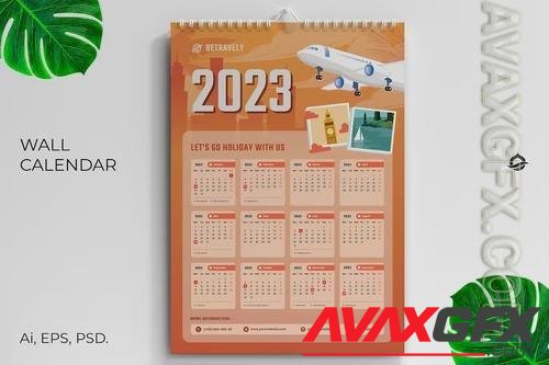 Travel Wall Calendar 2023 3ACN5BH