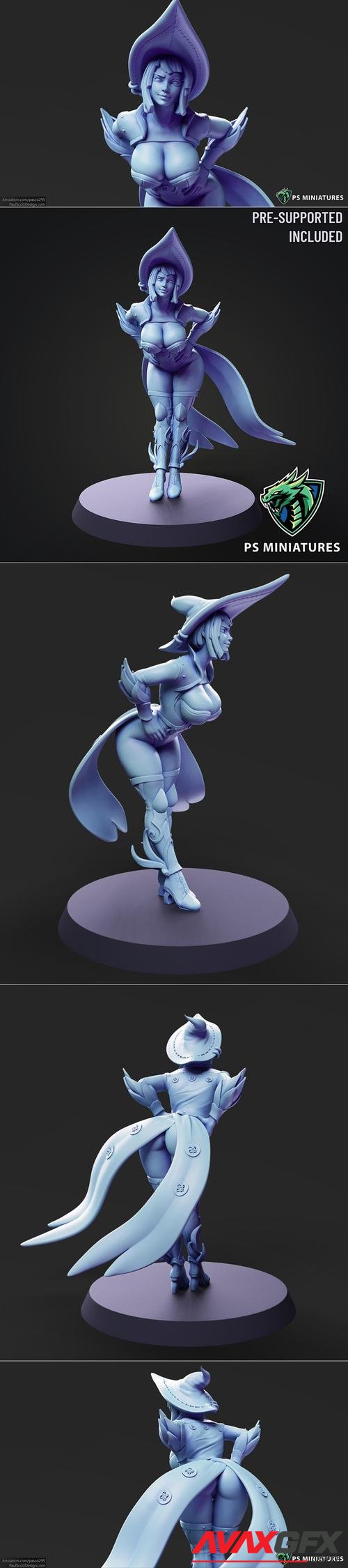 Arcane Witch Pose 3 – 3D Print