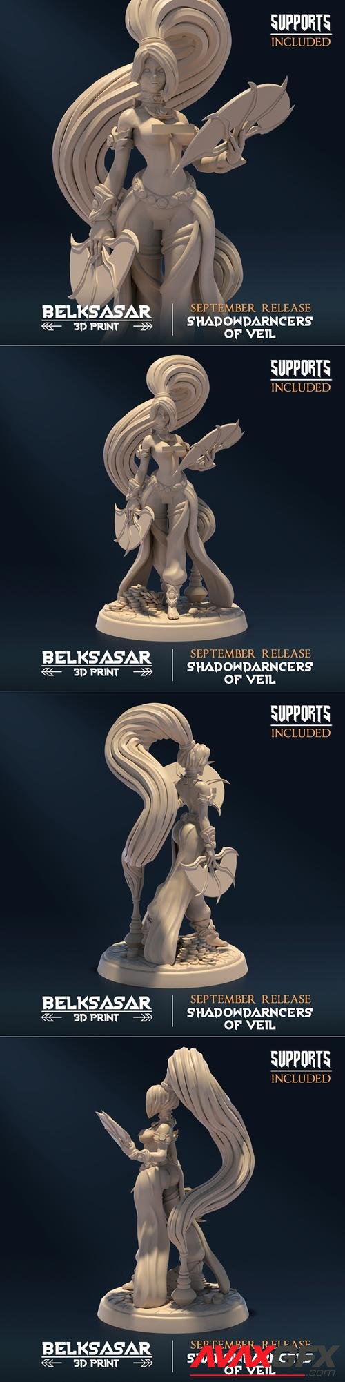 Djinni of the Veil B – 3D Print