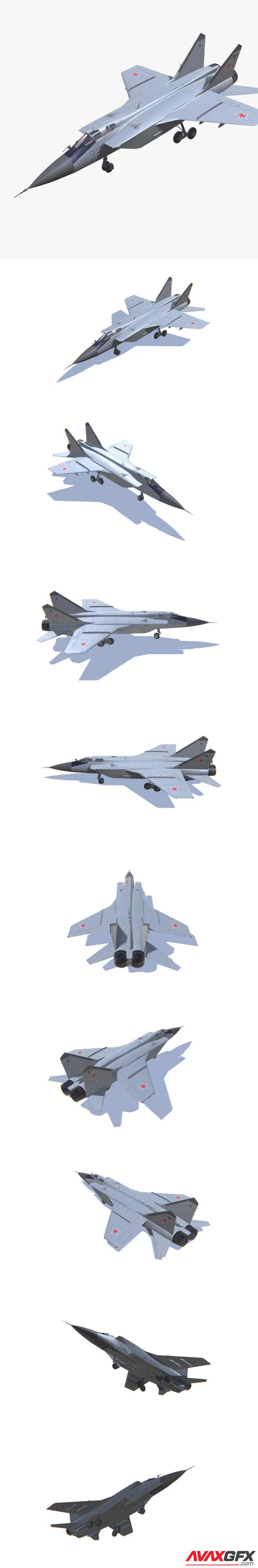 MIG-31 Foxhound Jet Fighter Aircraft