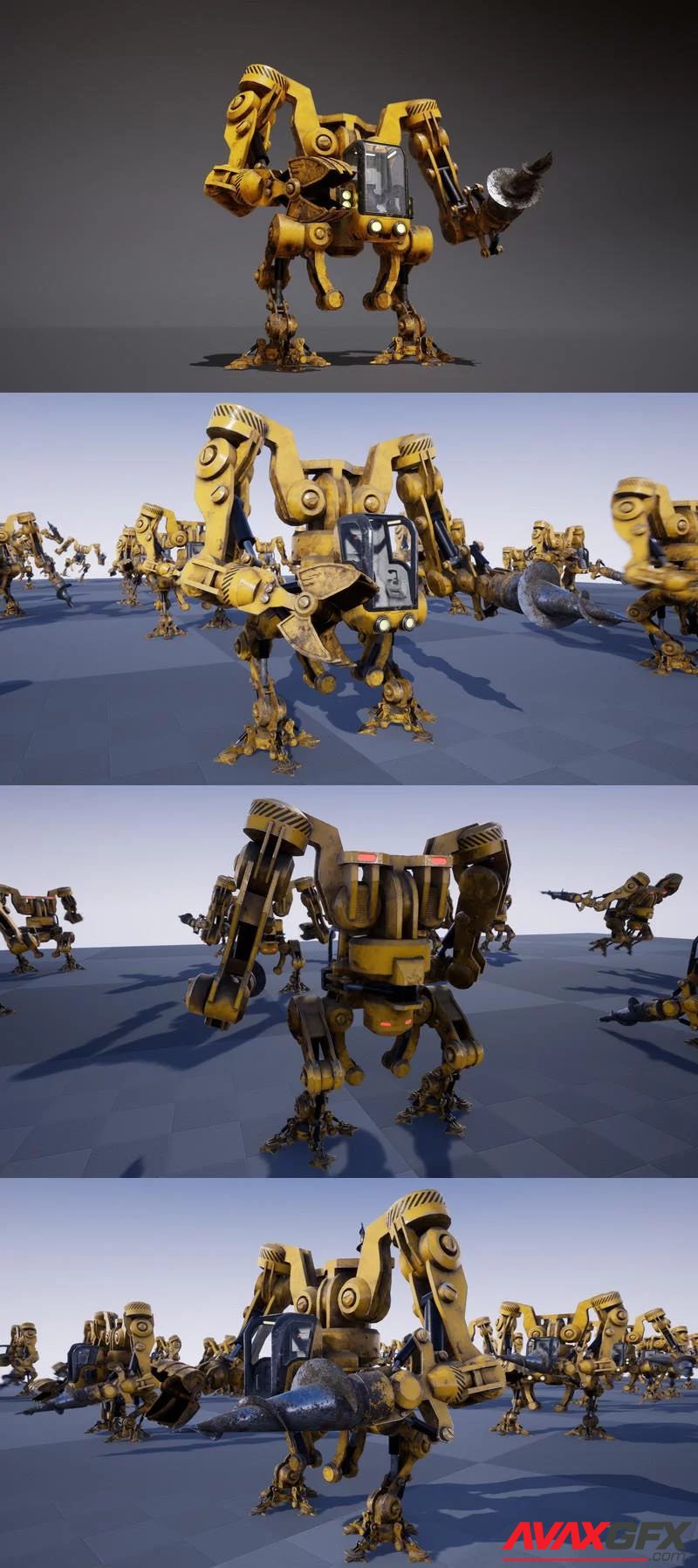 Mining Mech Animation