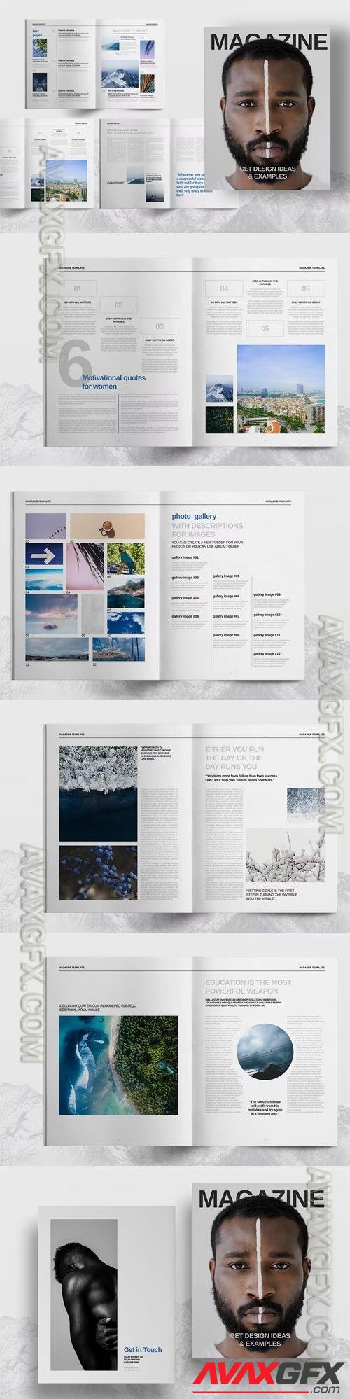 Lifestyle Magazine Template PSJWJS2