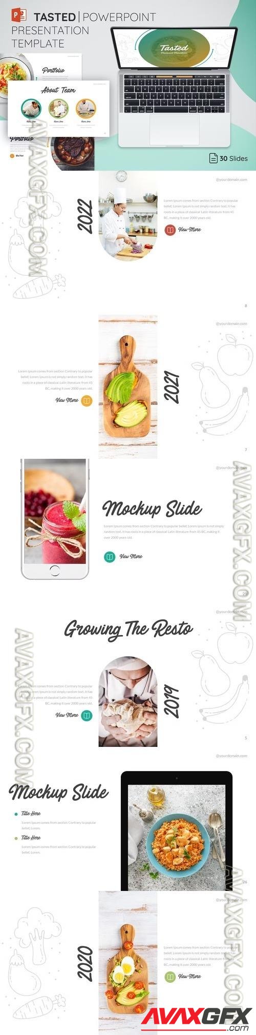 Tasted - Powerpoint Presentation Template
