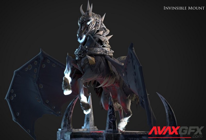 World Of Warcraft - Invinsible Mount 7 - 3D Print Model STL