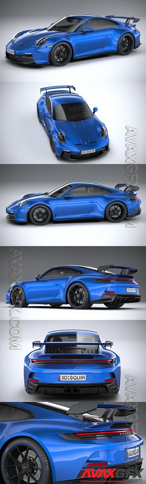 Porsche 911 GT3 2022 3D Models