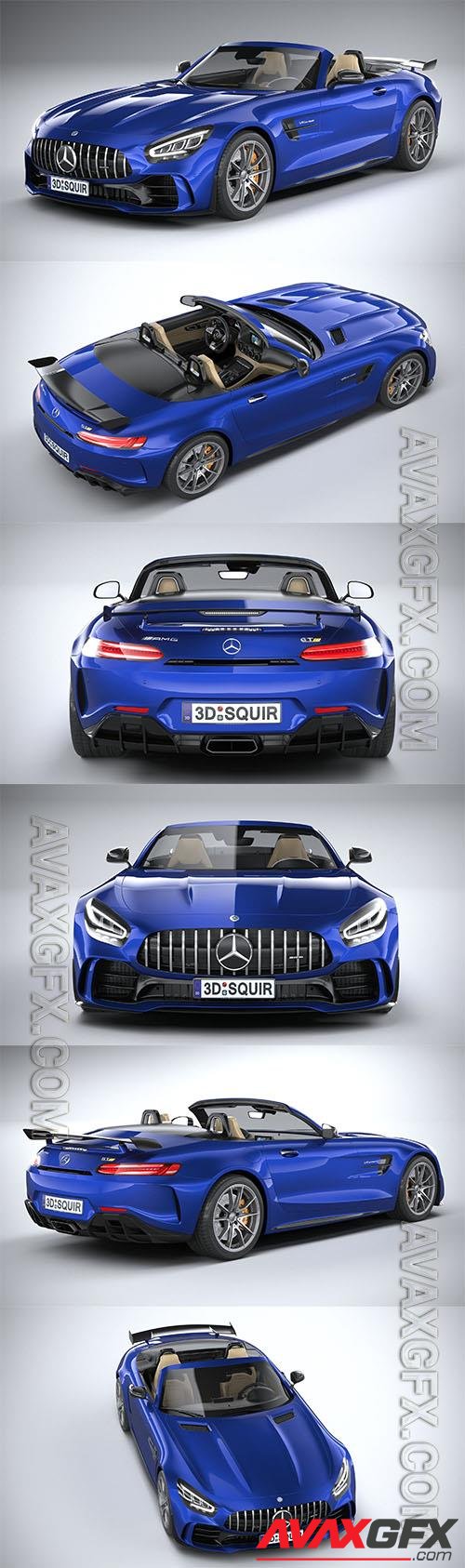 Mercedes-Benz AMG GT R Roadster 2020 3D Models