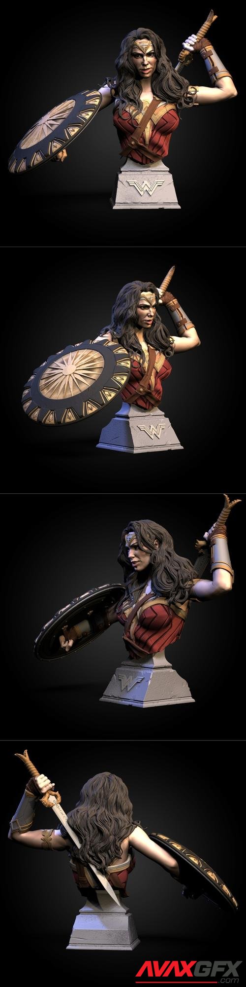 Alexei Konev - DC Fanart Wonderwoman – 3D Print