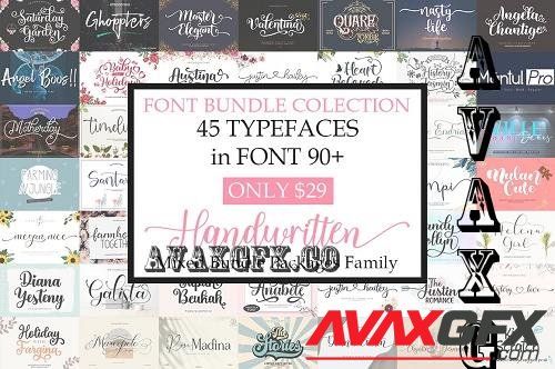 Handwritten Font Bundle - 10201771