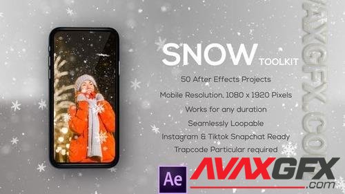 50 Snow Overlays - Instagram - Vertical Resolution - For Mobile Videos 41021662