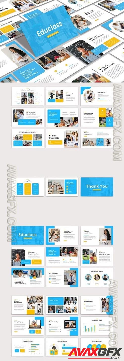 EDUCLASS - Powerpoint Template