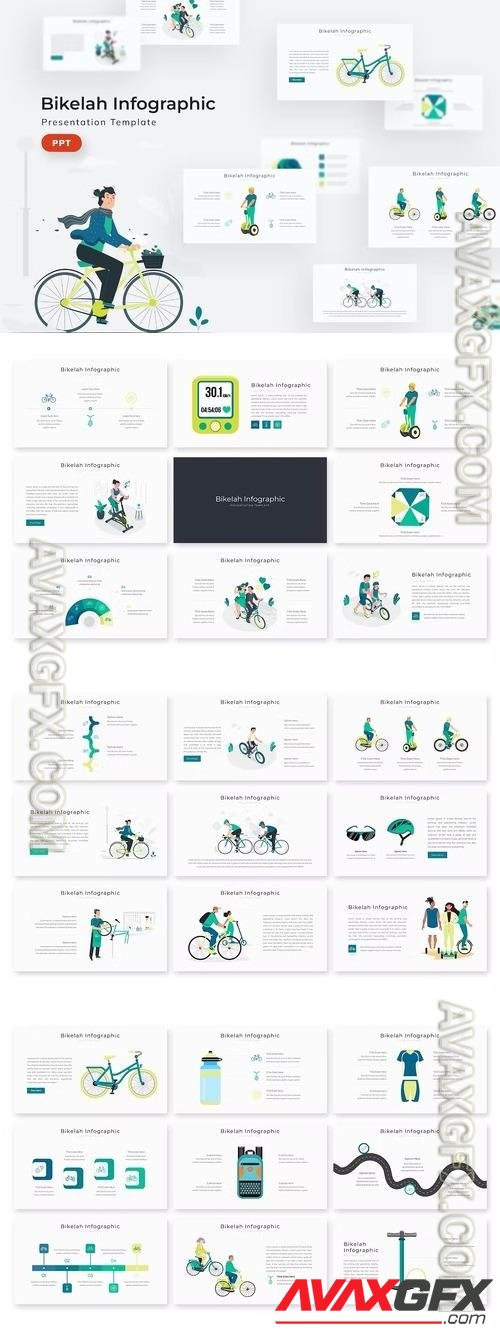 Bikelah Infographic - Powerpoint Template