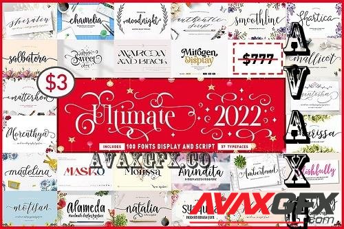 Ultimate 2022 Font Bundle - 2268146