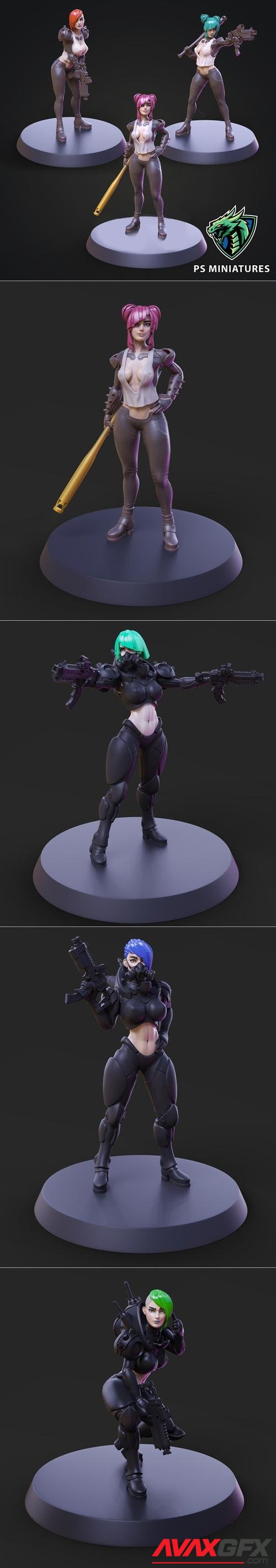 PSMiniatures CyberSmut Collection – 3D Print