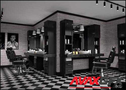 Barber Shop for Poser and DS