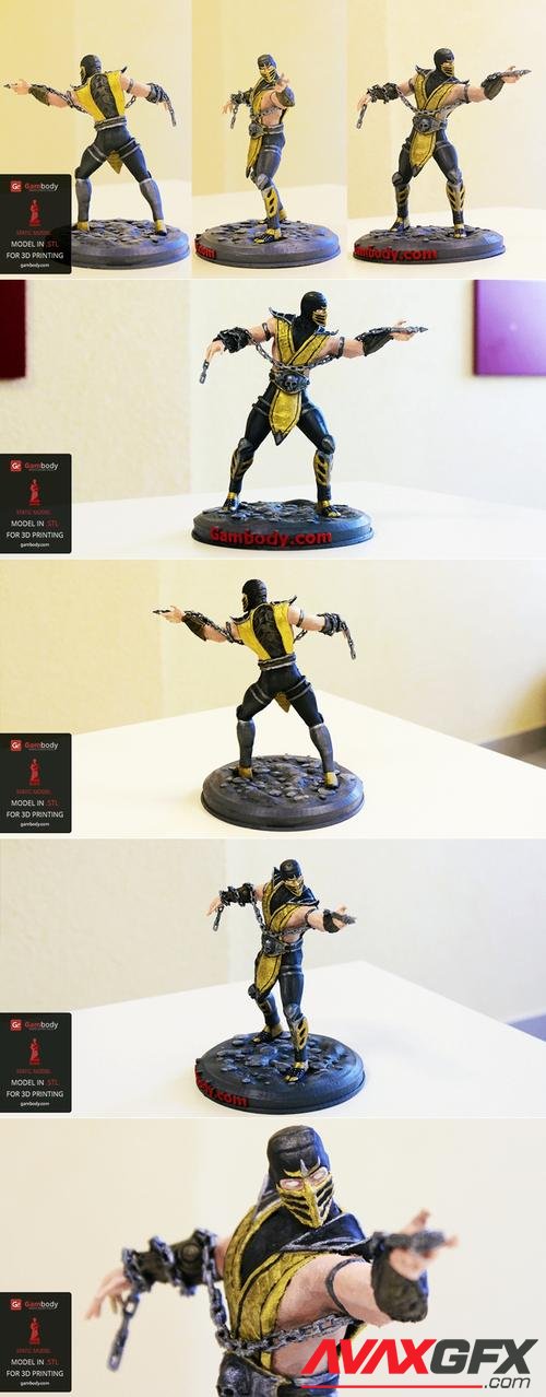 Scorpion Mortal Kombat – 3D Print