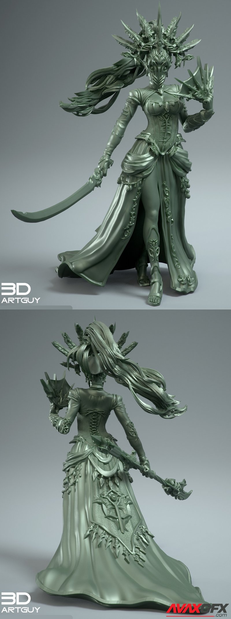 3DArtGuy - Space Elf - 3D Print Model STL