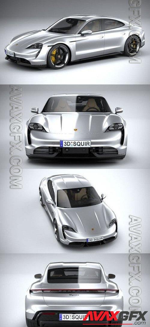 Porsche Taycan 2020 3D Models