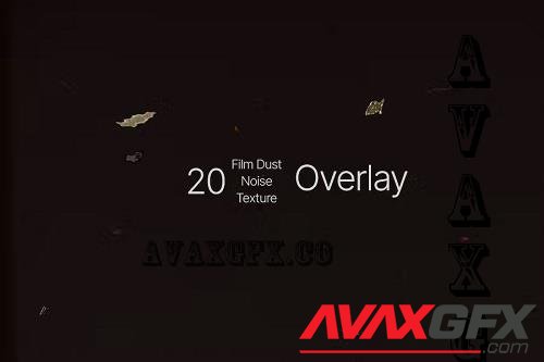 20 Film Dust & Noise Overlays