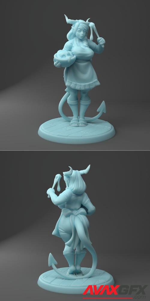 Succubus Mom Pinup – 3D Print