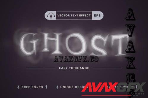 Ghost - Editable Text Effect - 10266348