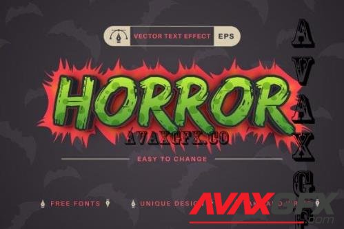 Horror - Editable Text Effect - 10267278