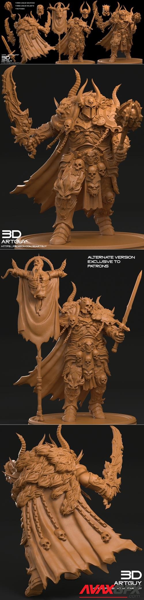 3D Art Guy - Dead Knight – 3D Print