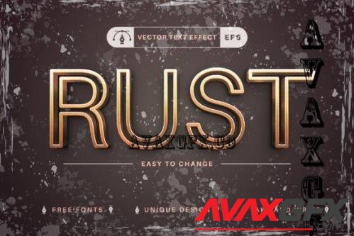 Rust - Editable Text Effect - 10256930