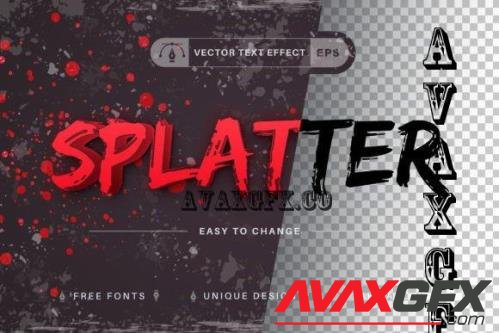 Splatter - Editable Text Effect - 10266441