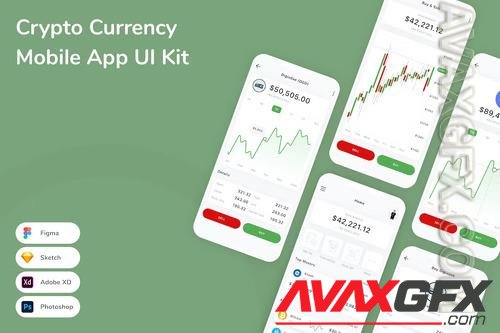 Crypto Currency Mobile App UI Kit 5PXJ6VS
