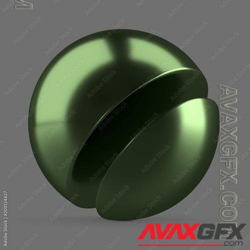 AdobeStock - Green anodized metal 200124627