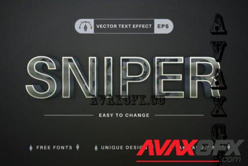Uniform Sticker Editable Text Effect - 10284202