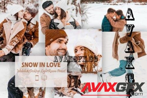 12 Snow In Love Mobile & Desktop Lightroom Presets, Winter - 2290519